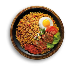 Indomie Instant Noodles, Vegetable Flavour with Seasoning Powder and Sauce - 60g Pack of 4