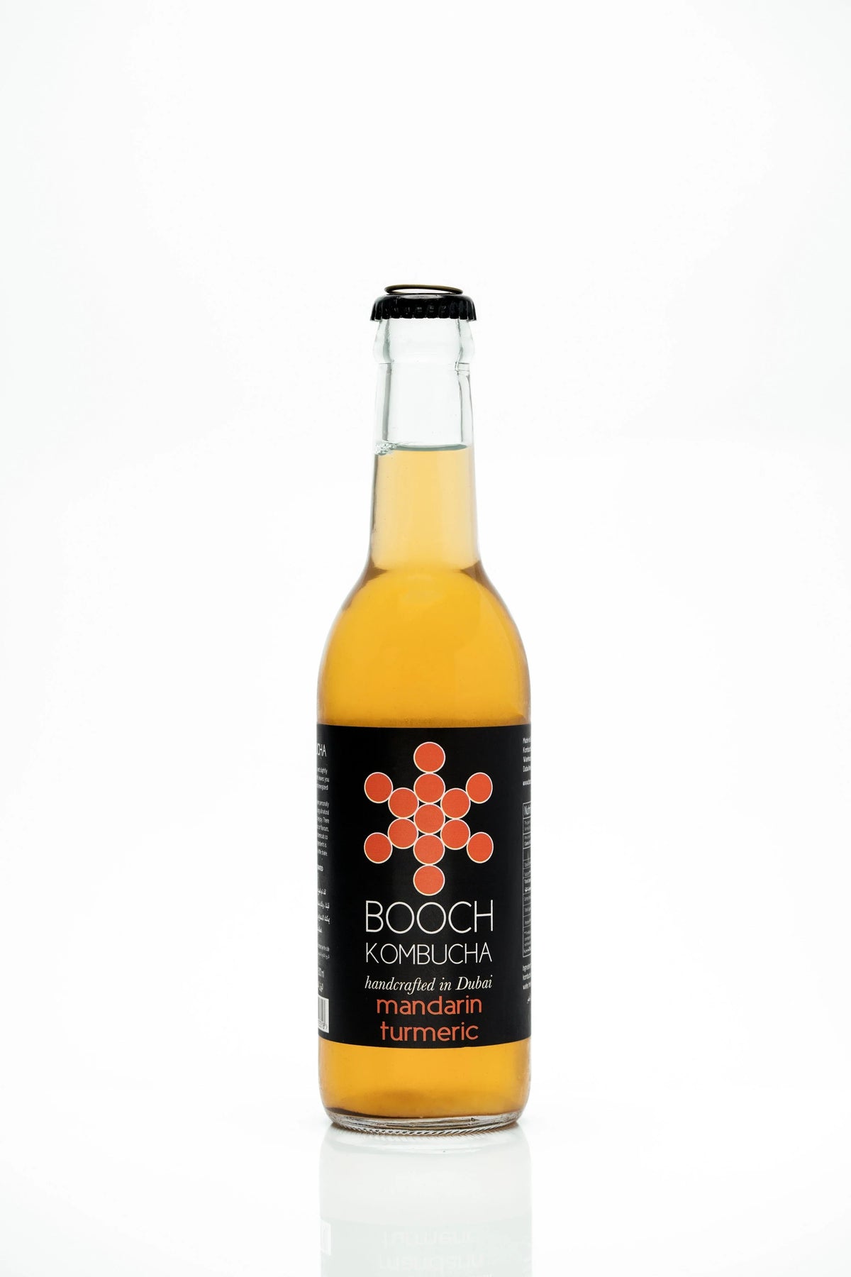 Booch Mandarin Turmeric Kombucha - 300ml Pack of 6