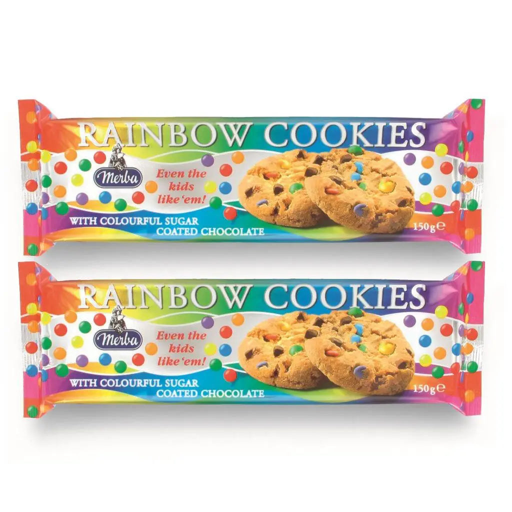 Merba Rainbow Cookies 150g x 2
