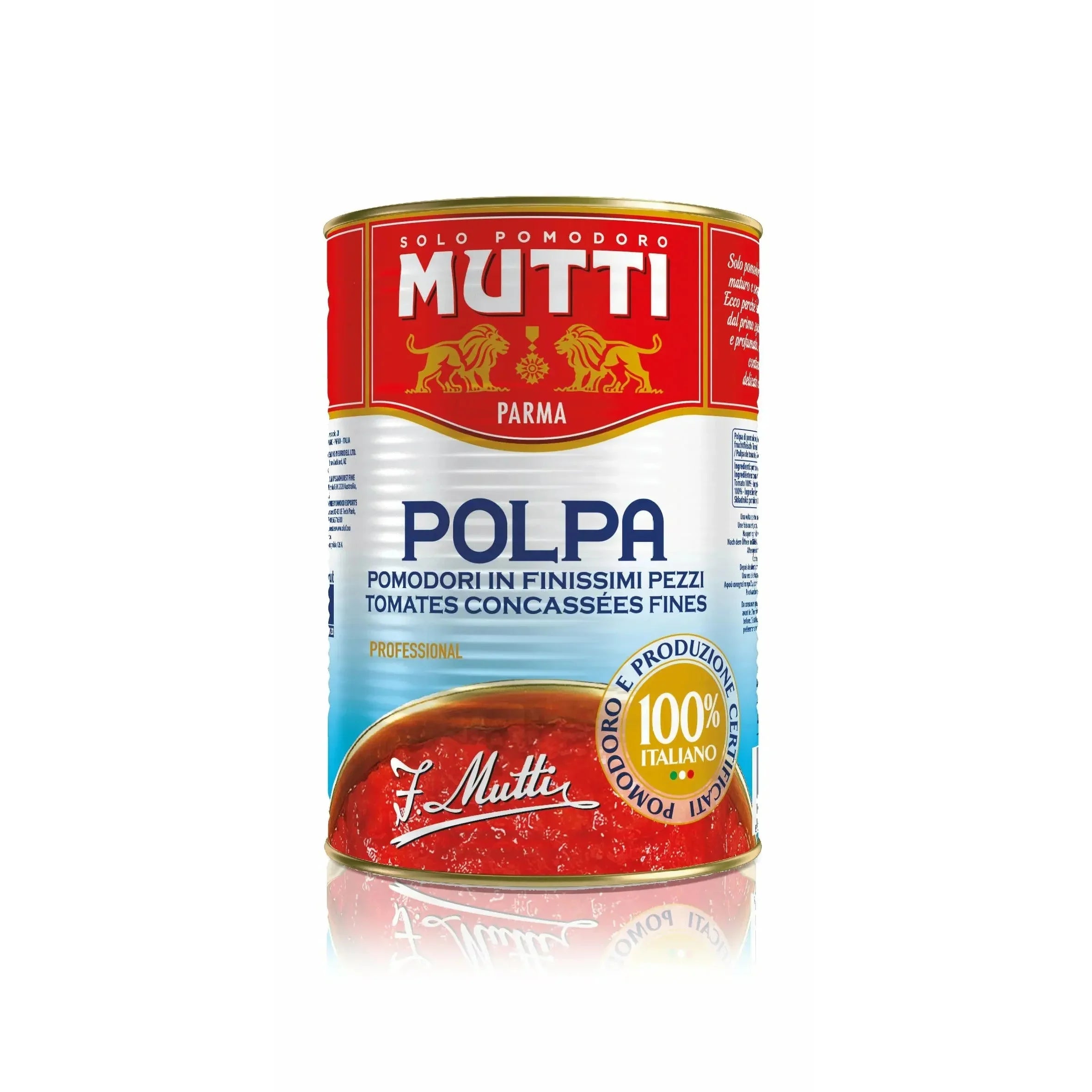 Mutti Finely Chopped Tomato 4kg