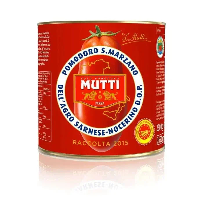 Mutti Peeled Tomatoes San Marzano DOP Tin 2.5Kg