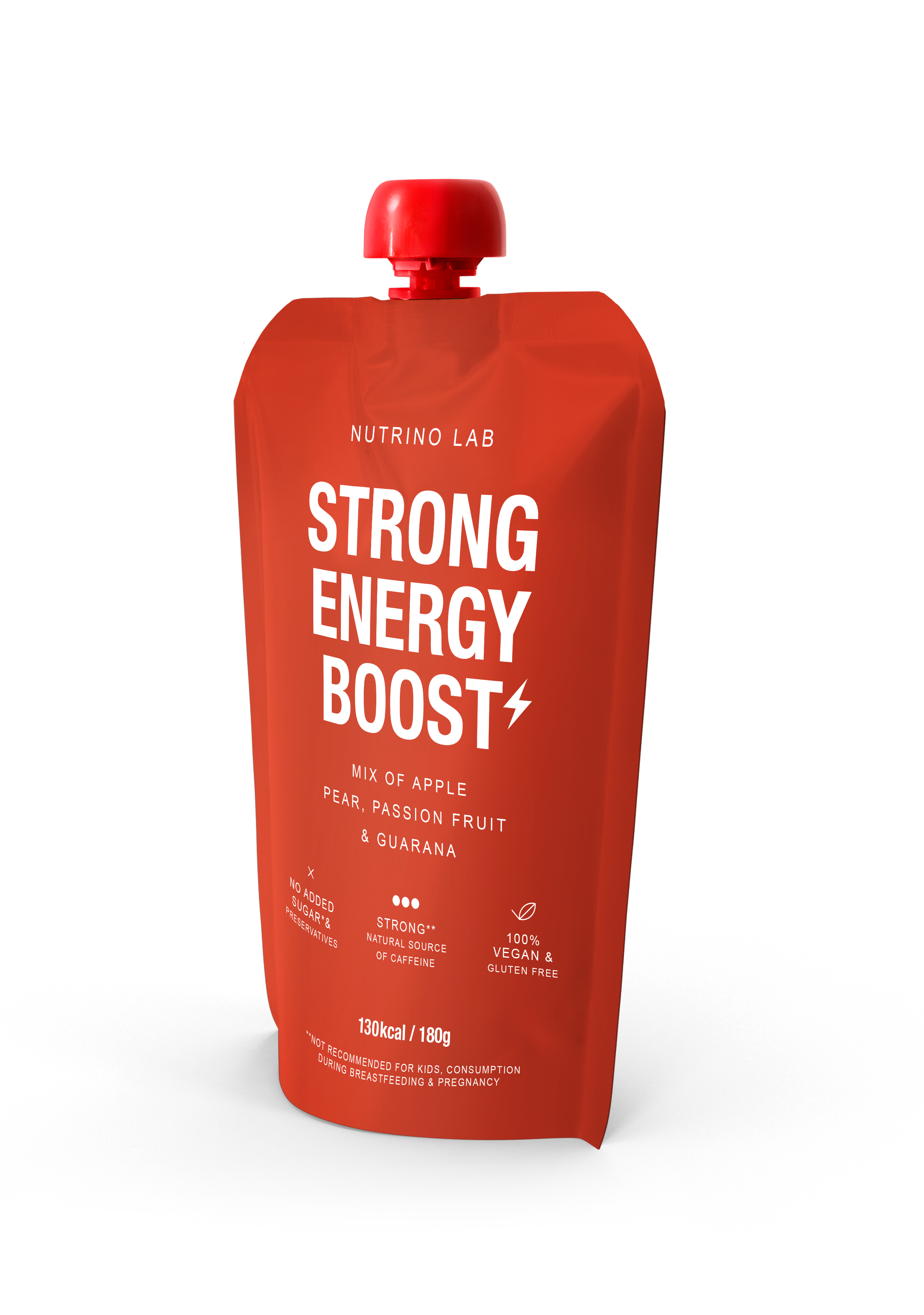 Nutrino Lab Strong Energy Boost – Apple, Pear, Passion Fruit & Guarana 180g