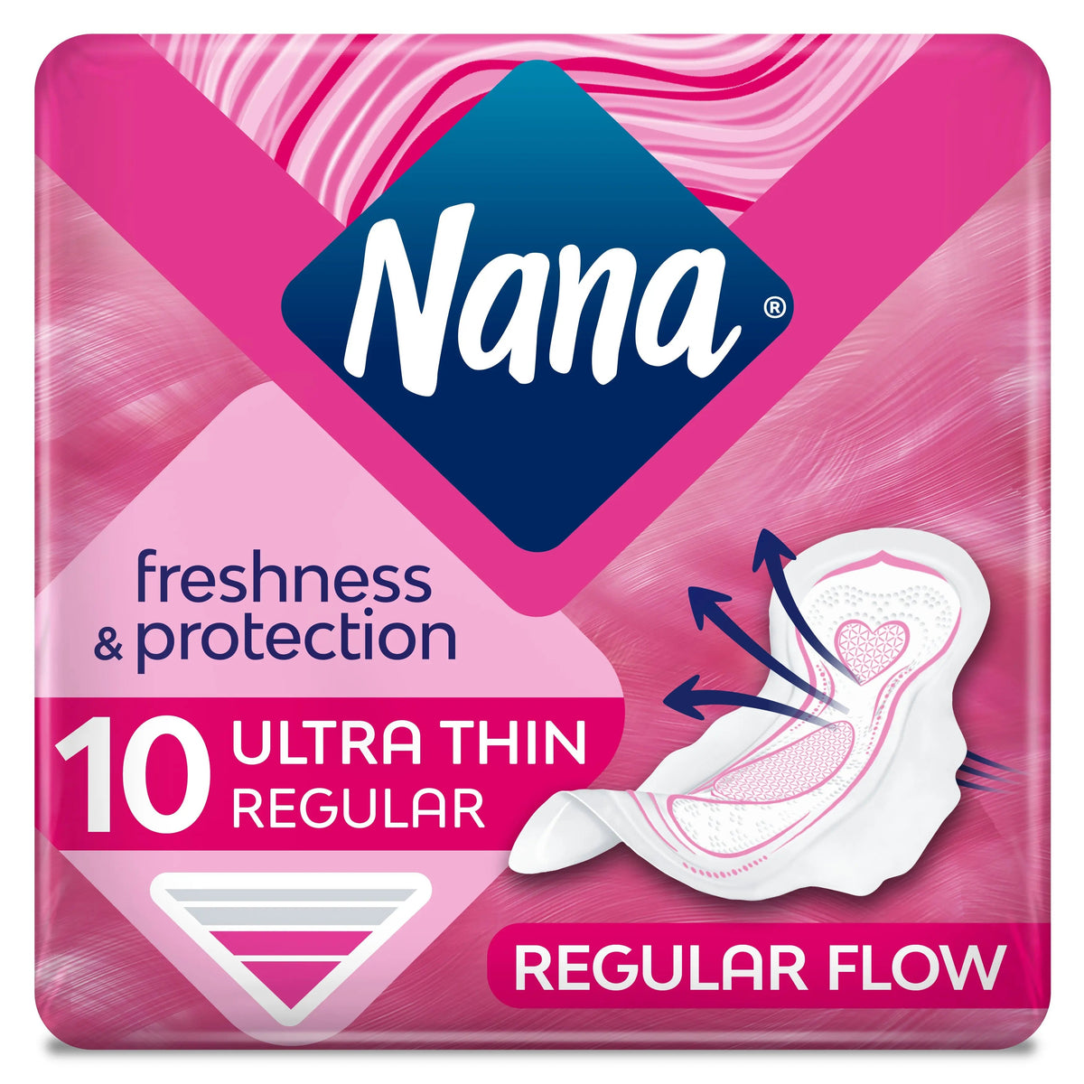 Nana Ultra Thin Regular Wings (10pcs)(2+1)