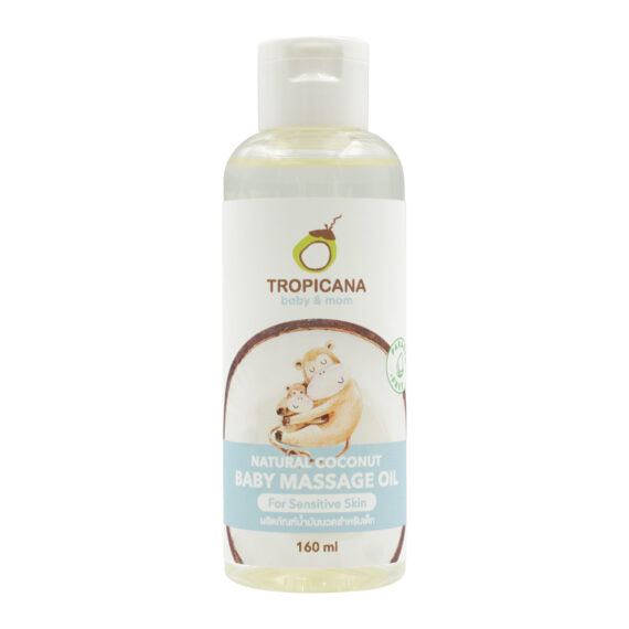 Natural Coconut Baby Massage Oil for Sensitive Skin