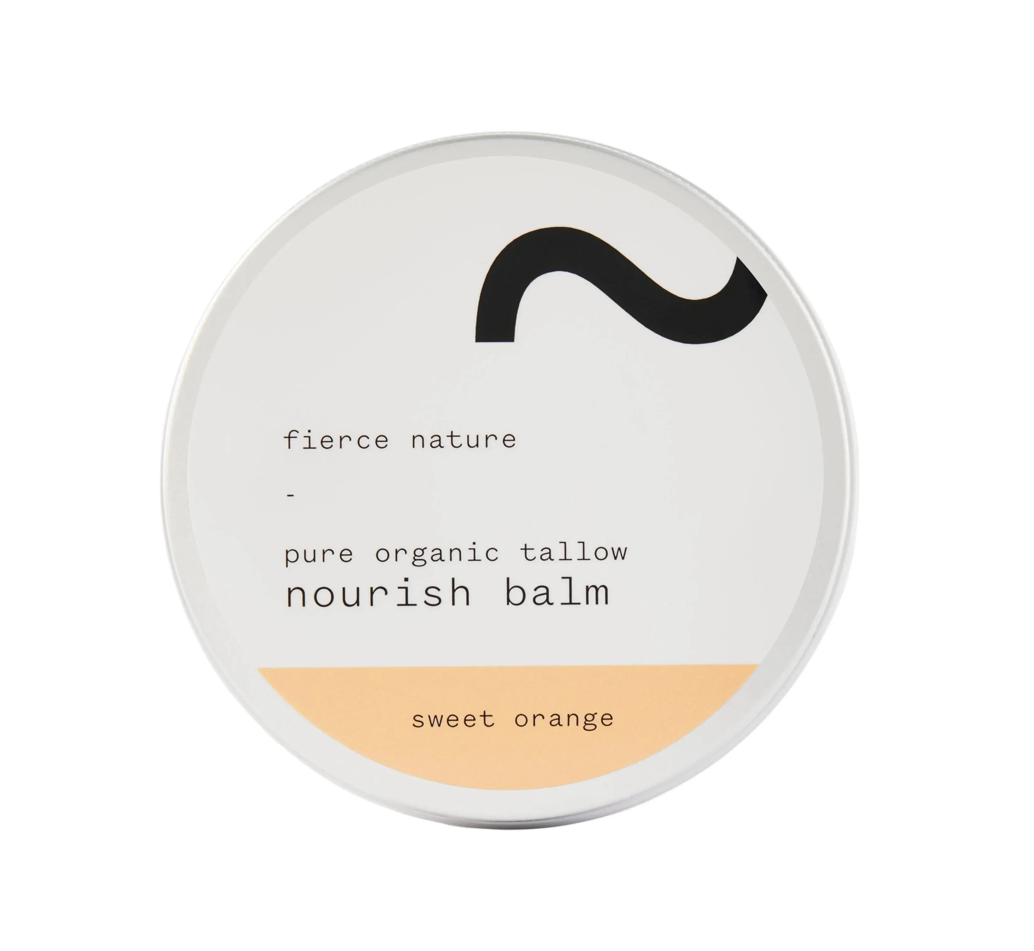 Fierce Nature Pure Organic Tallow Nourish Balm Sweet Orange 100g