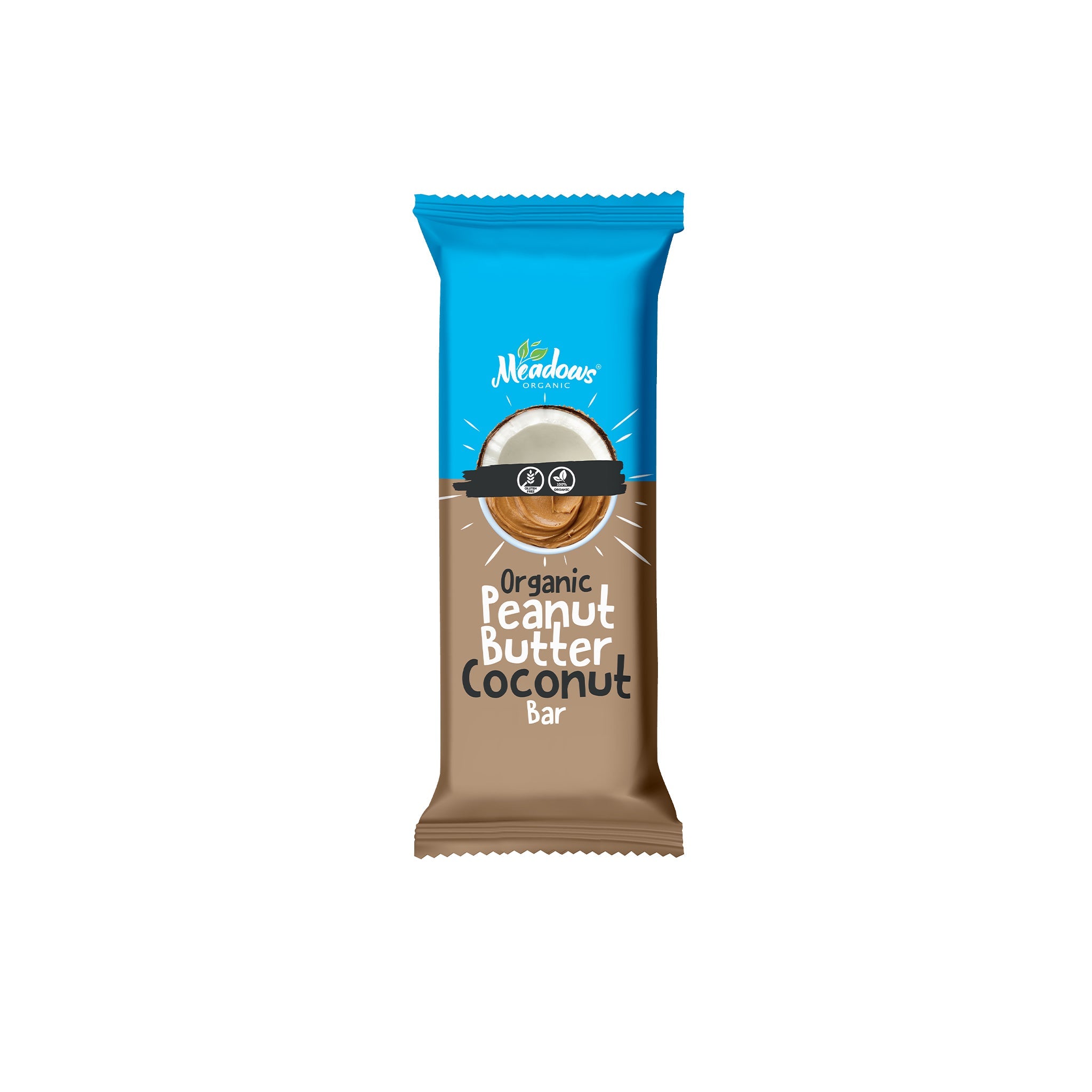 Meadows Organic Peanut Butter Coconut Bar 40g
