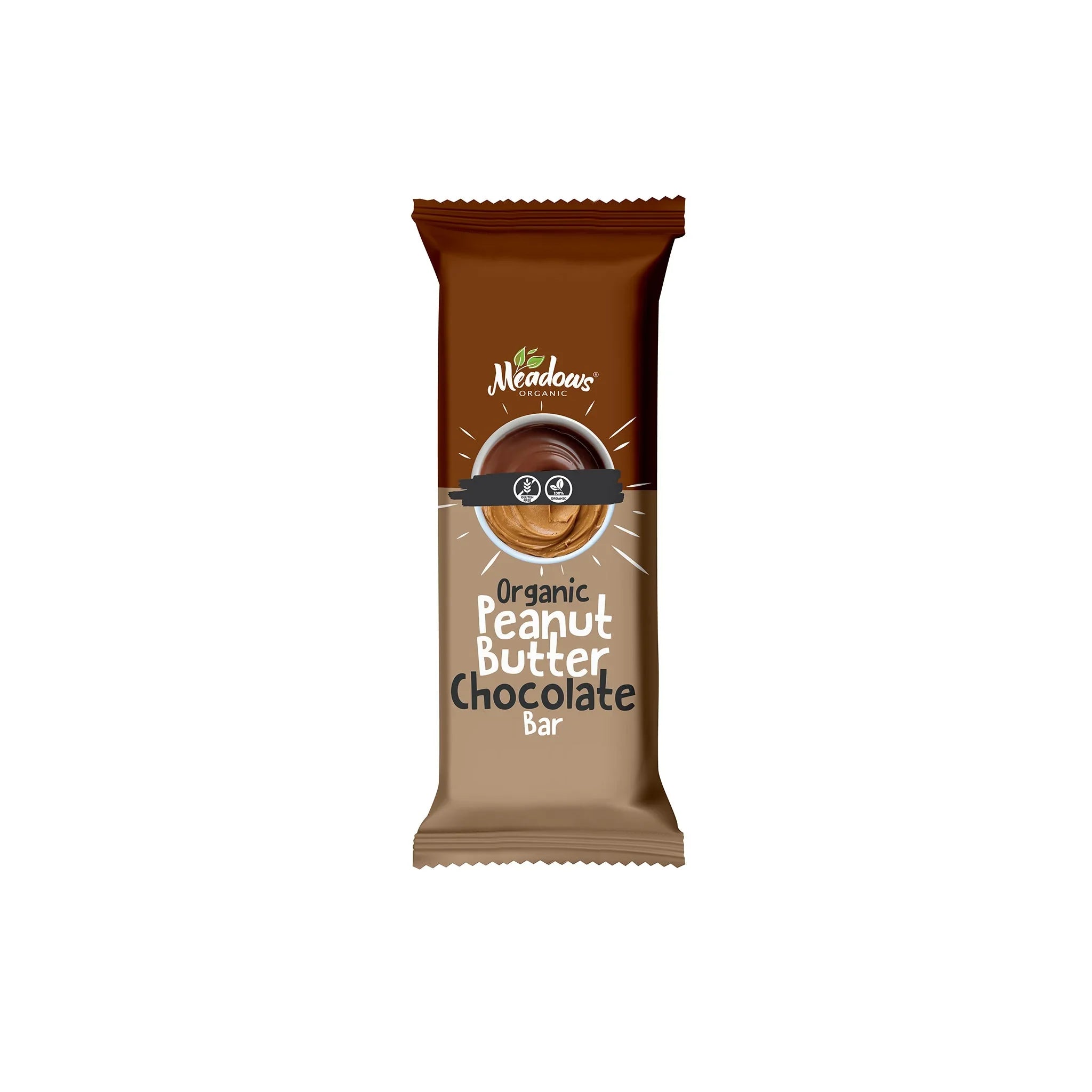 Meadows Organic Peanut Butter Chocolate Bar 40g