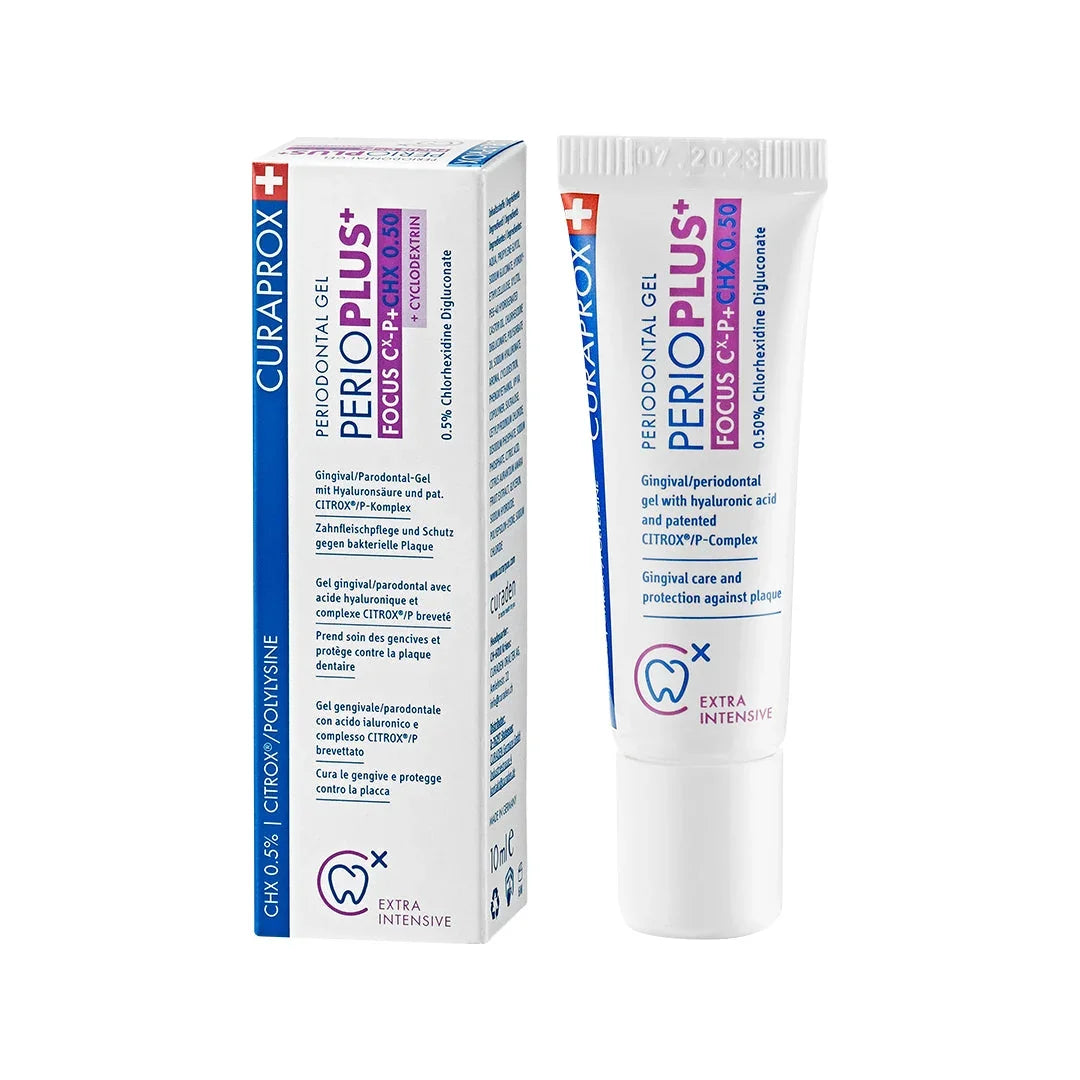Curaprox Perio plus focus, CHX 0.50, 10ml tube, international