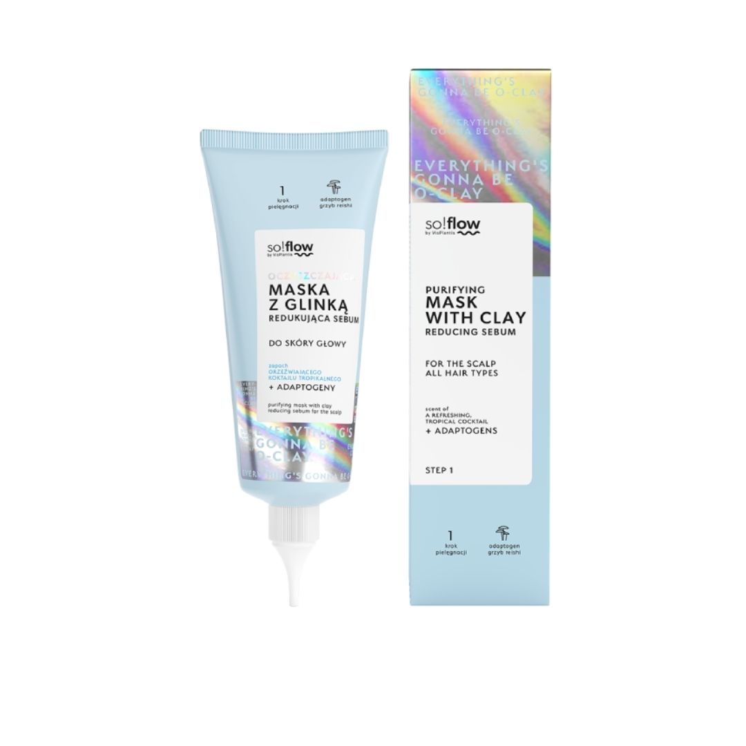 Purifying Mask With Clay Reducing Sebum For The Scalp