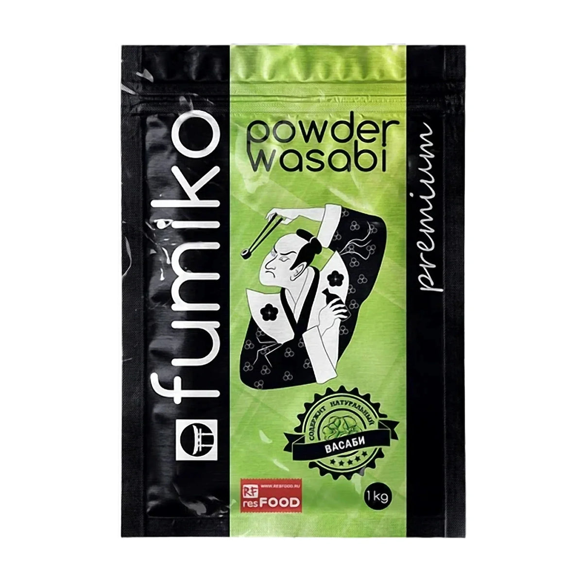 Fumiko Premium Wasabi Powder Premium (A Grade) 85% Horseradish 1Kg