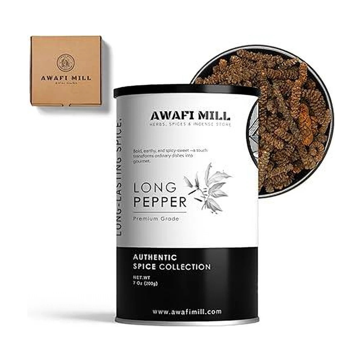 AWAFI MILL पिपली (Long Pepper) | थिप्पिली - 200 ग्राम | 7 औंस
