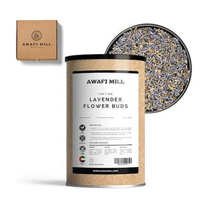 AWAFI MILL Lavender Flower Buds | Dried Lavandula - 100 g | 3.5 Oz | Welaza