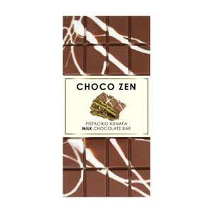 Choco Zen Pistachio Kunafa Milk Dubai Chocolate Bar - 190g
