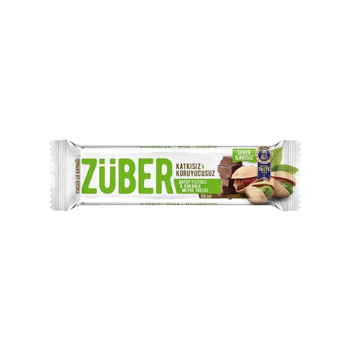 ZÜBER पिस्ता और कोको फ्रूट बार 35 ग्राम