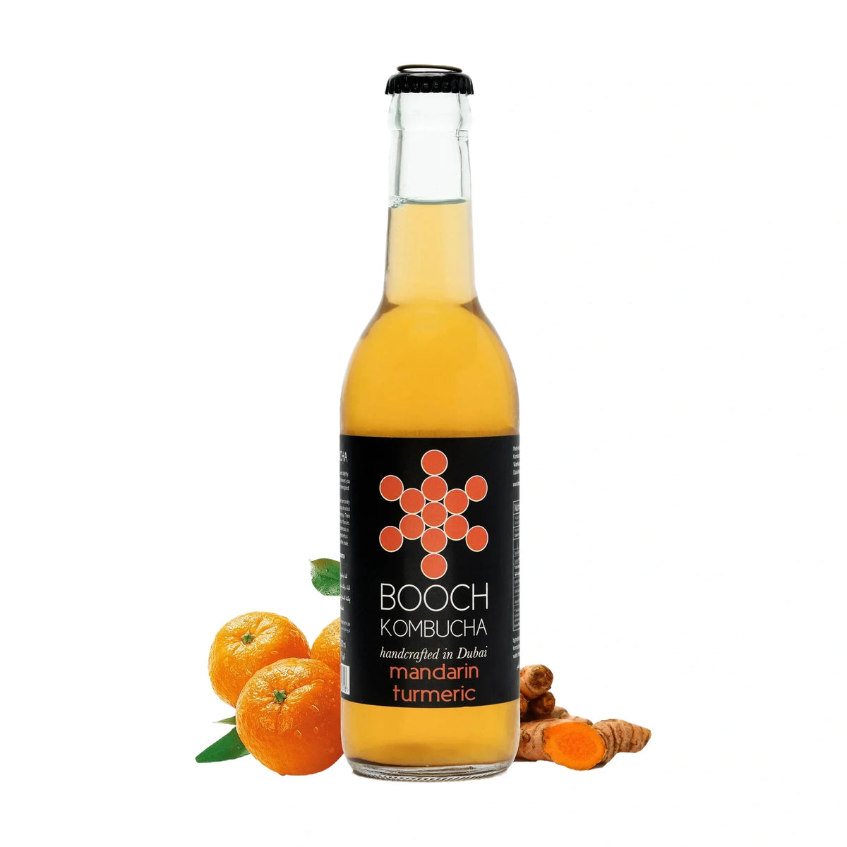 Booch Mandarin Turmeric Kombucha - 300ml Pack of 6