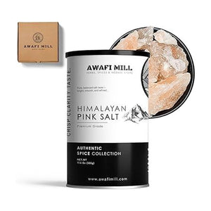 AWAFI MILL Himalayan Pink Salt Whole Sendha Namak - 500 g | 17.6 Oz | Welaza