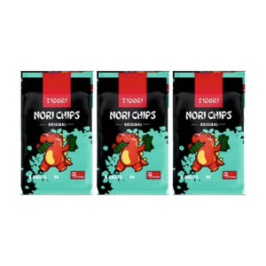 Tidori Nori Chips Original Taste 5g (Pack of 3) | Welaza