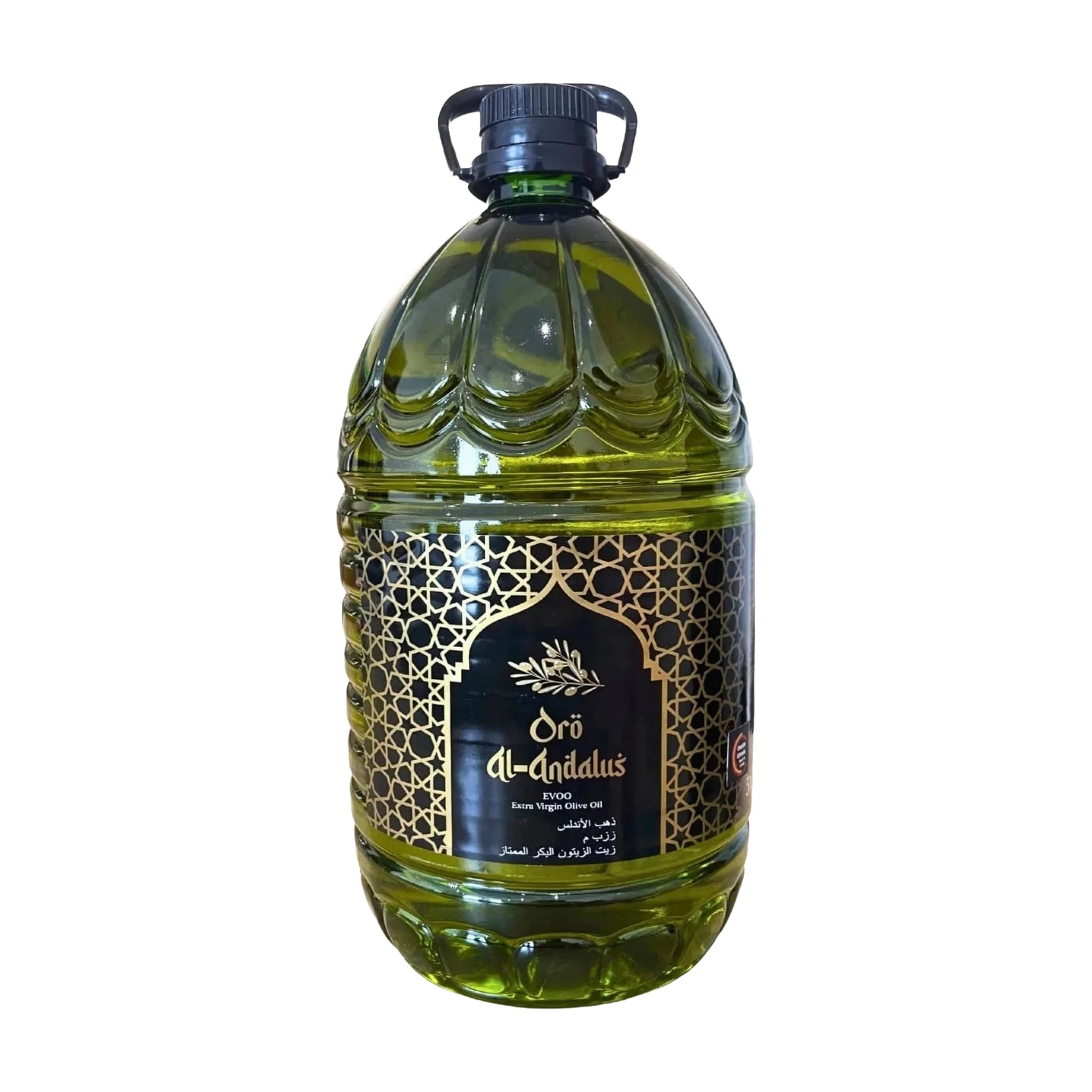Oro Al-Andalus Queen Extra Virgin Olive Oil Cold Press, Picual Variety From Spain Plastic Bottle 5 Liters