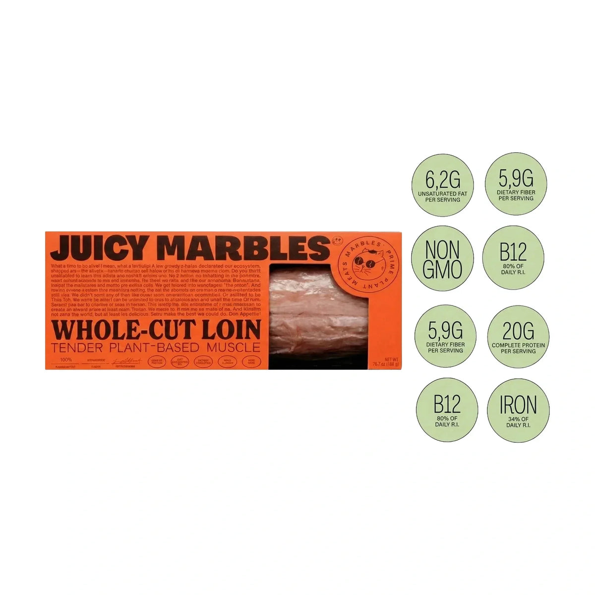 Juicy Marbles Whole-Cut Loin - Pack of 3