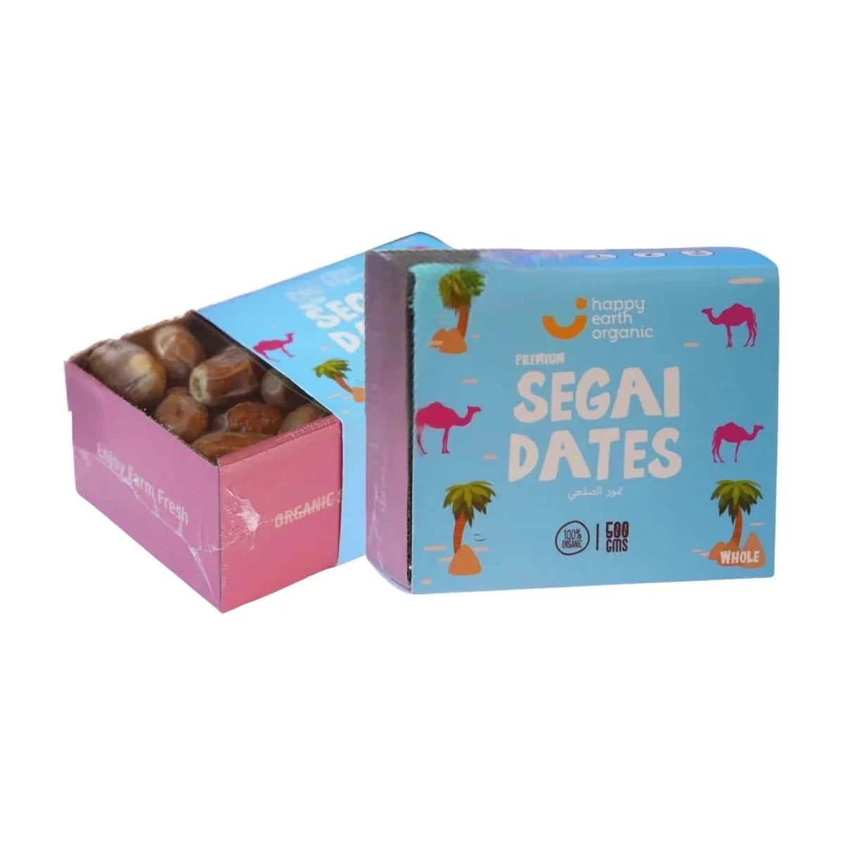 Happy Earth Organic Segai Dates 500g | Welaza