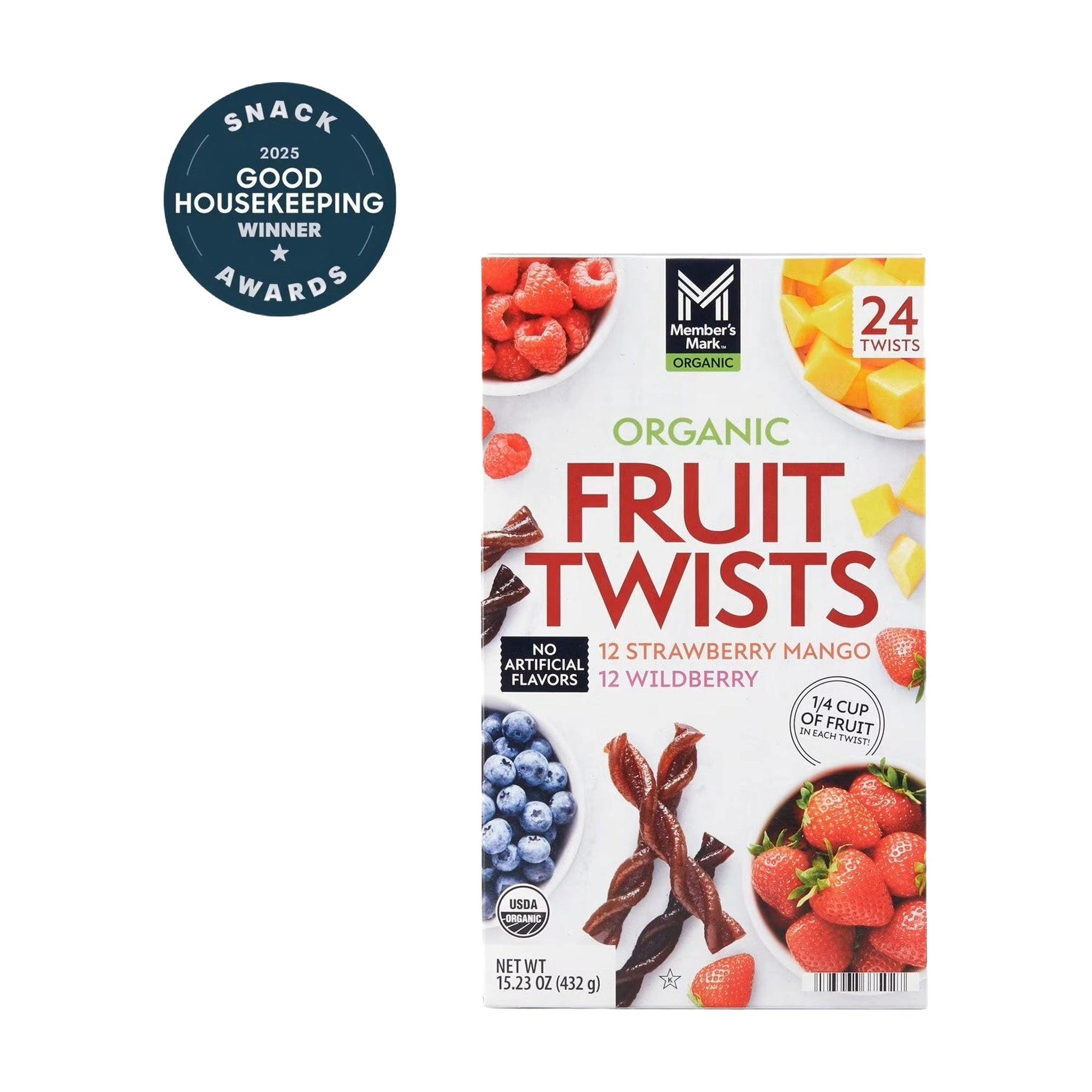 Organic Fruit Twist Variety Pack - 432g (24 pk)