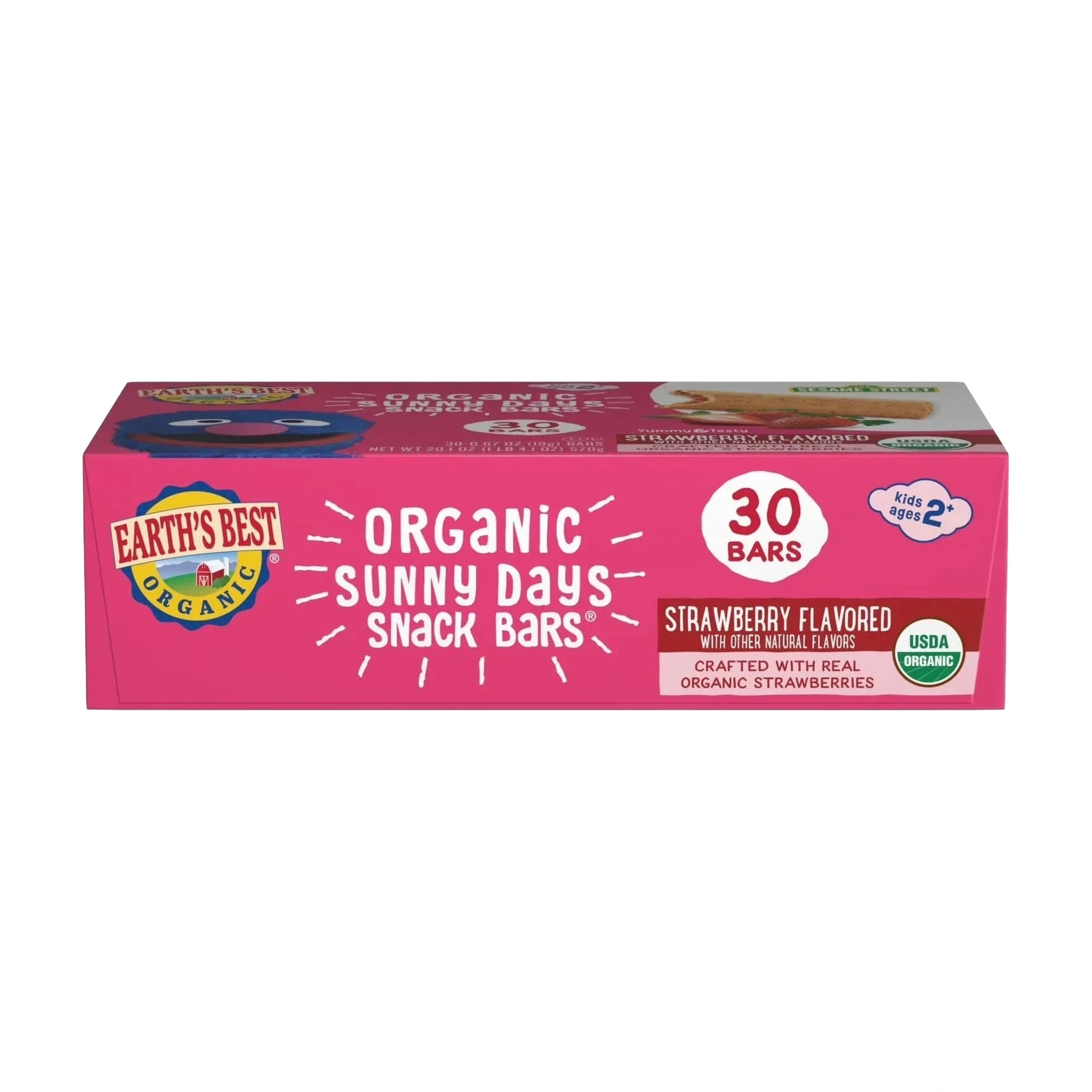Earth's Best Sunny Day Bars Strawberry - 19g (30pc)