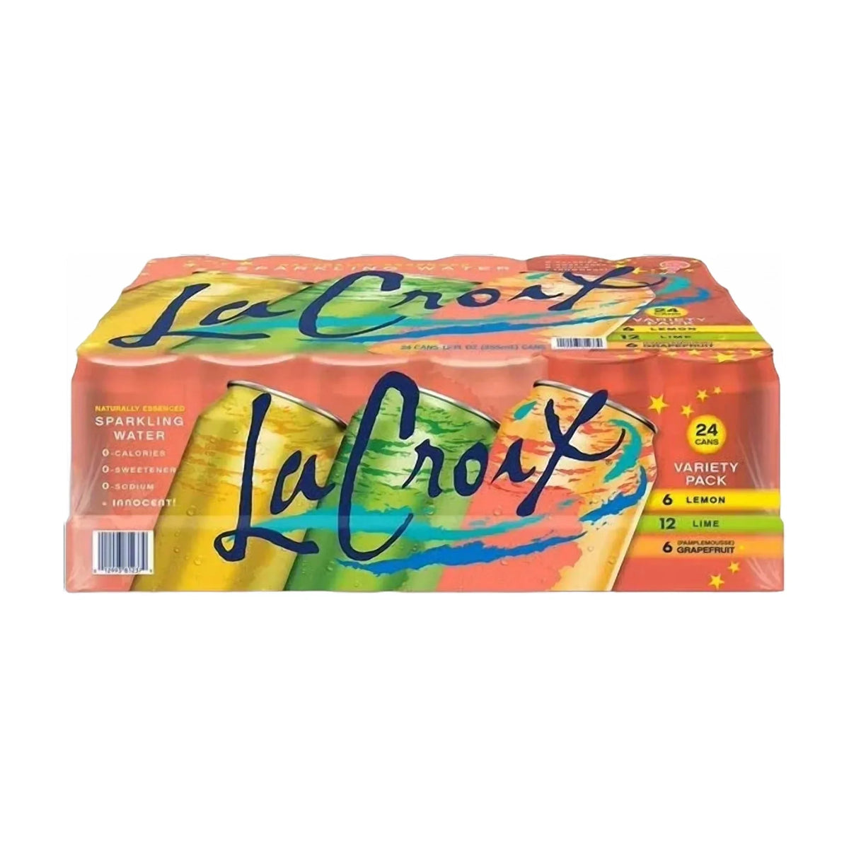 LaCroix Citrus Sparkling Water Variety, 24 × 355 ml