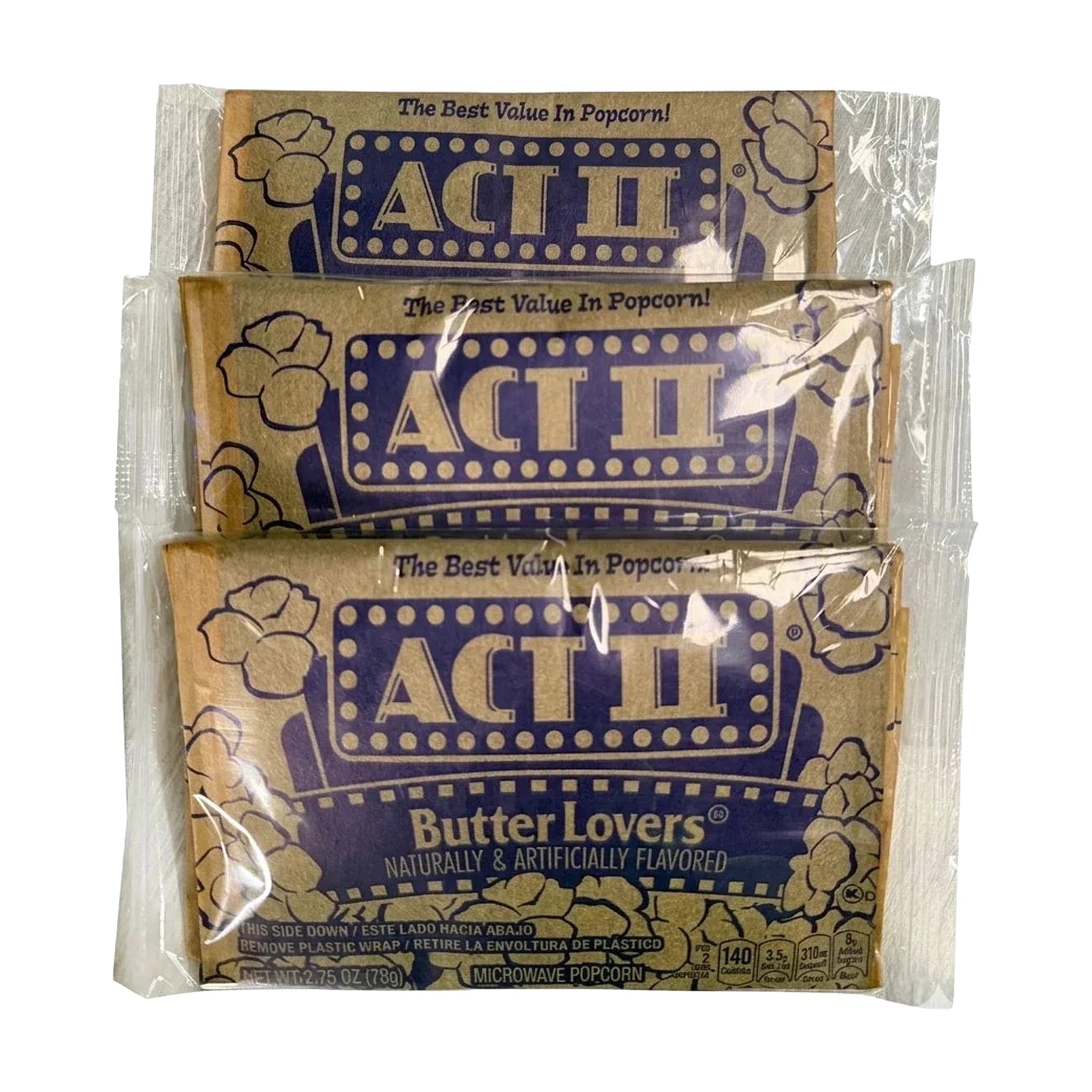 ACT ll Butter Lovers Microwave Popcorn