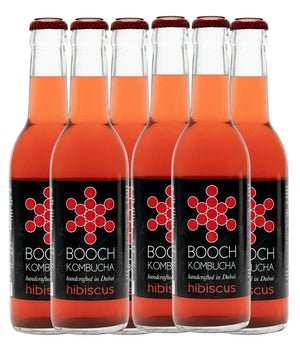 Booch Hibiscus Kombucha - 300ml Pack of 6