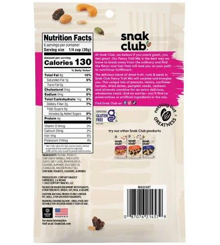 Snak Club Fancy trail mix 191g