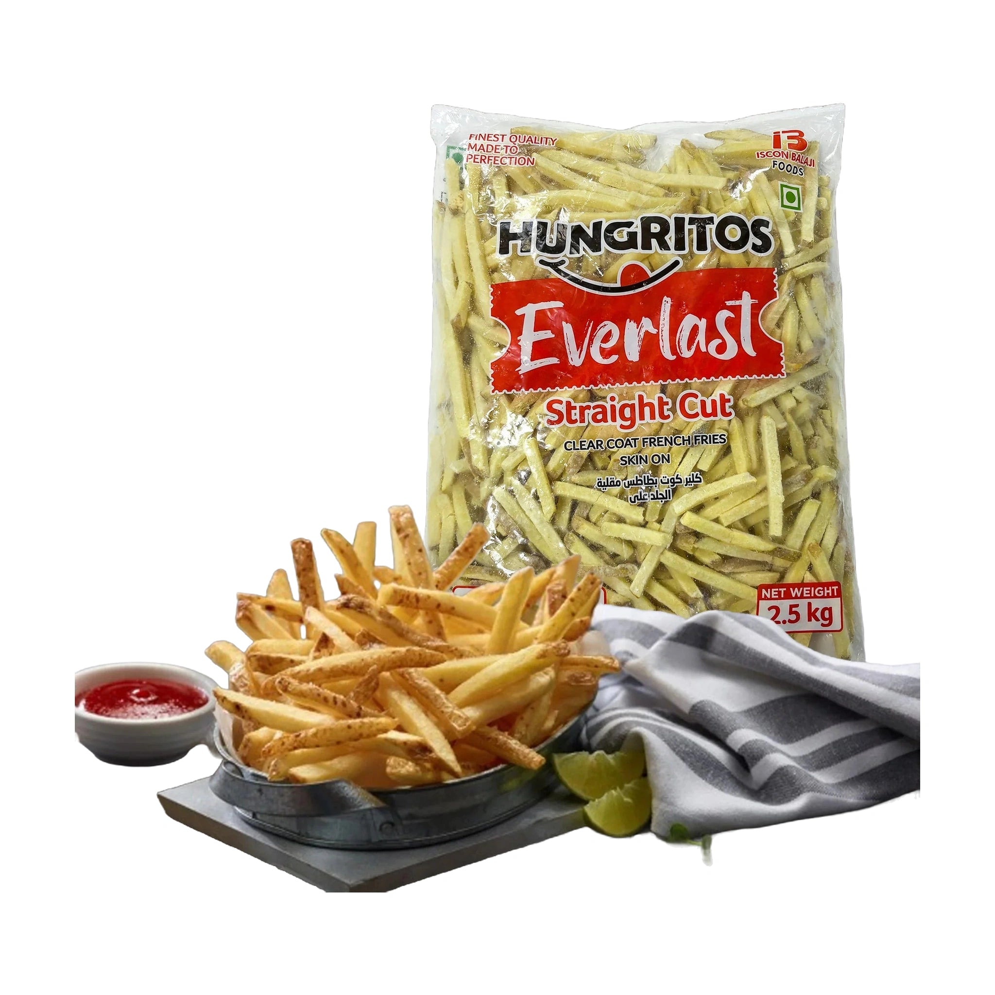 Skin-On Coated 9mm French Fries