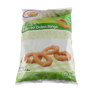 Battered Onion Rings - 1 kg | Welaza