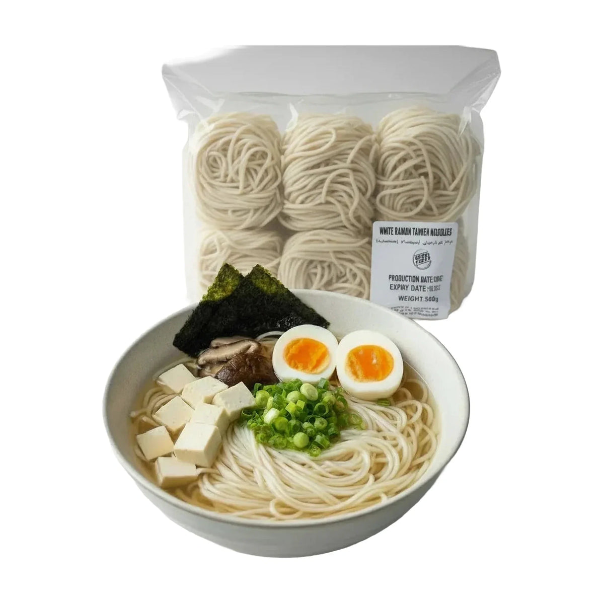White Ramen Tappen Noodles (1 Kg)