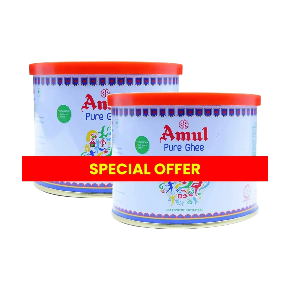 Ghee 2 × 500 ml - 2 Pack