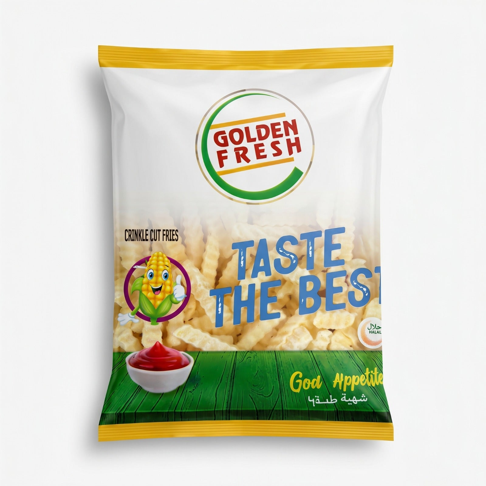 Crinkle Cut Fries | Golden Fresh
