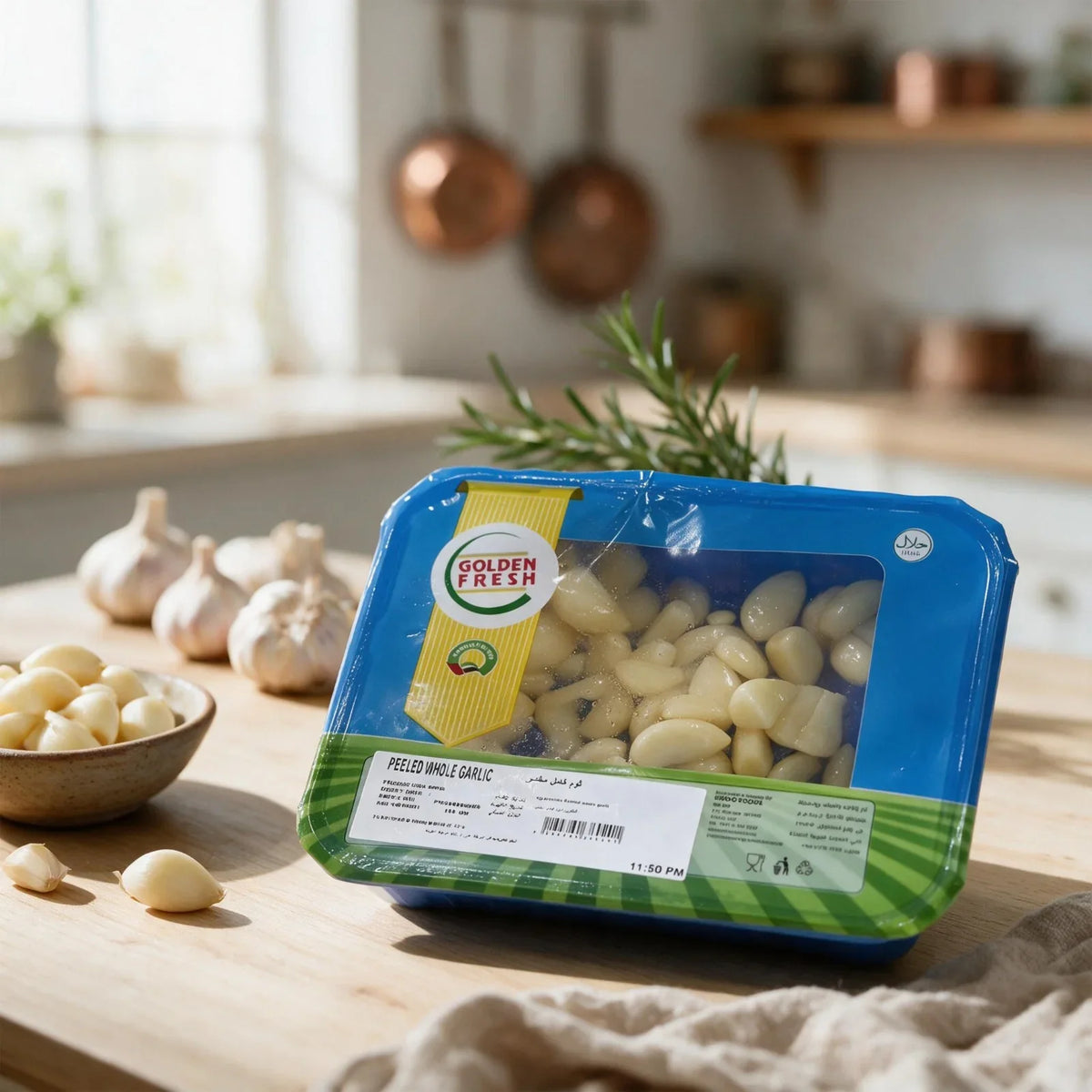 Frozen Peeled Garlic 250g