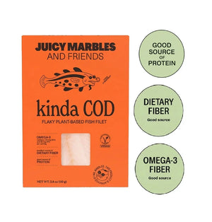 Juicy Marbles Plant-Based Vegan Kinda COD Flaky Fish Fillet