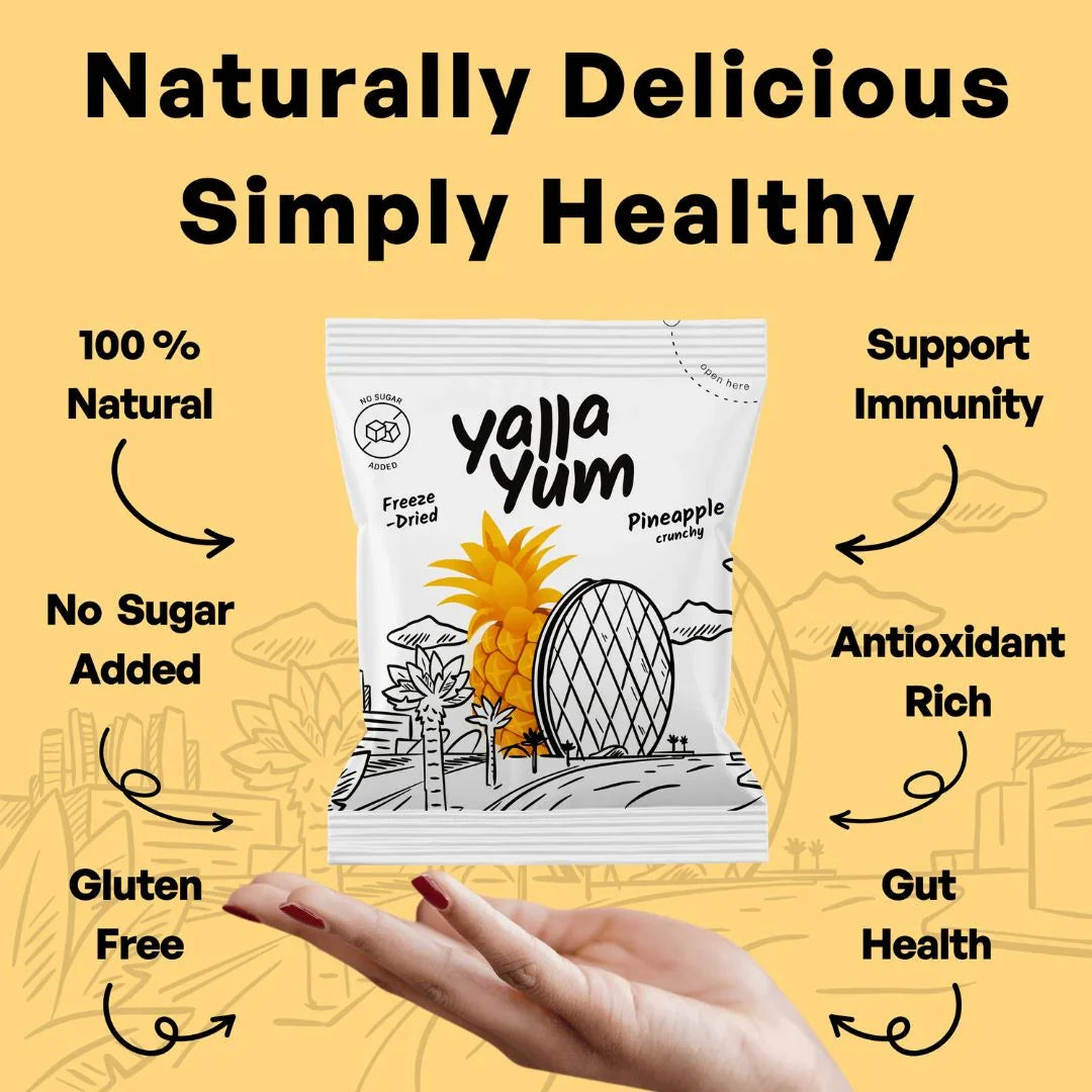 Freeze-Dried Pineapple - 6 Packs - View 2 | Welaza