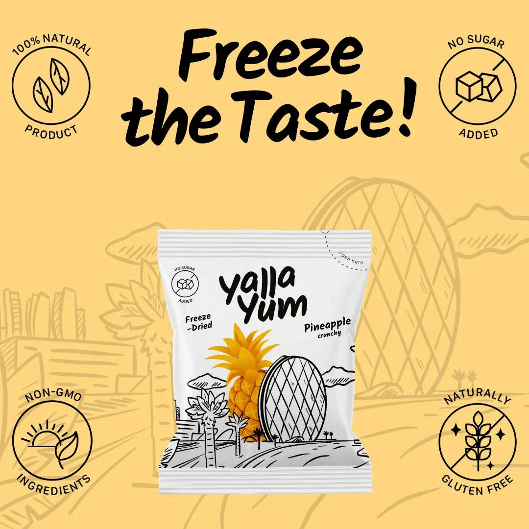 Freeze-Dried Pineapple - 6 Packs - View 3 | Welaza