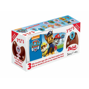 Zaini Paw Patrol (Tripack Chocolate Eggs)
