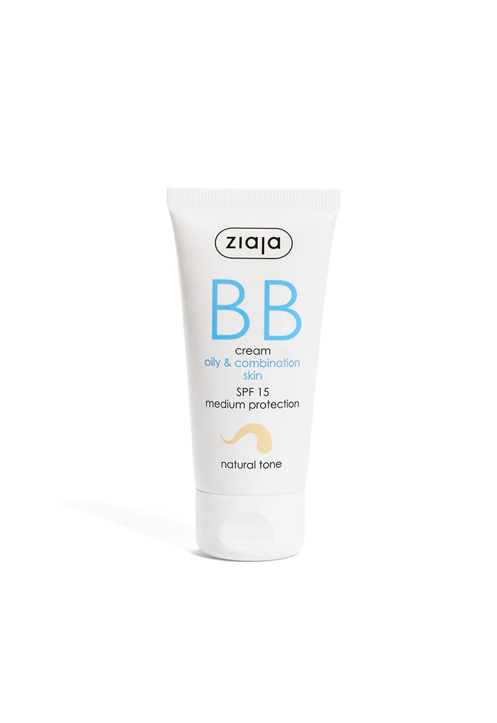 BB Cream Oily & Combination Skin, SPF15 Medium Protection Natural Tone