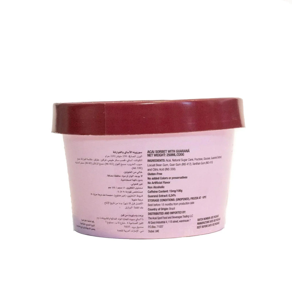 The Acai Spot Acai Sorbet with Guarana - 3.2 kg