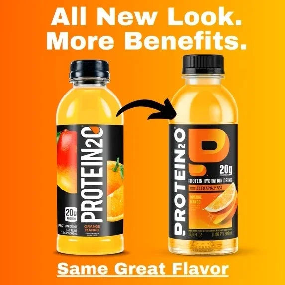 Protein2o Orange Mango Protein Drink, 500 ml Pack of 4