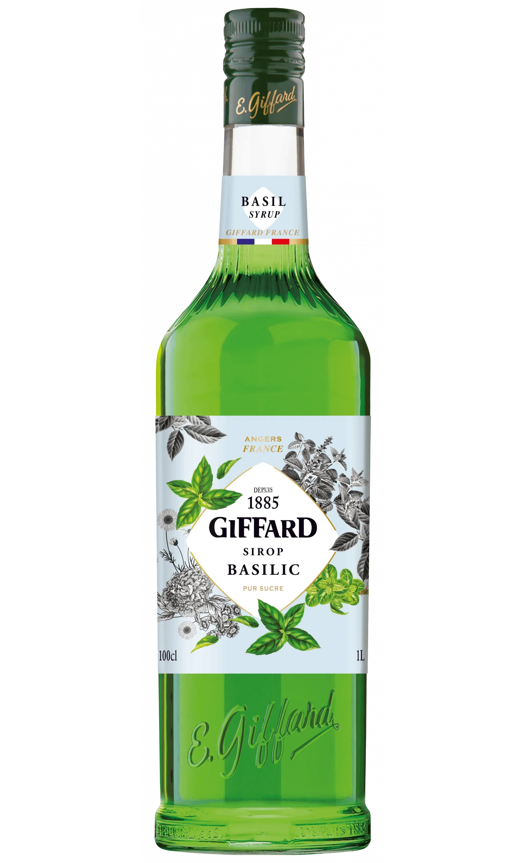 Giffard Basil Syrup 1L