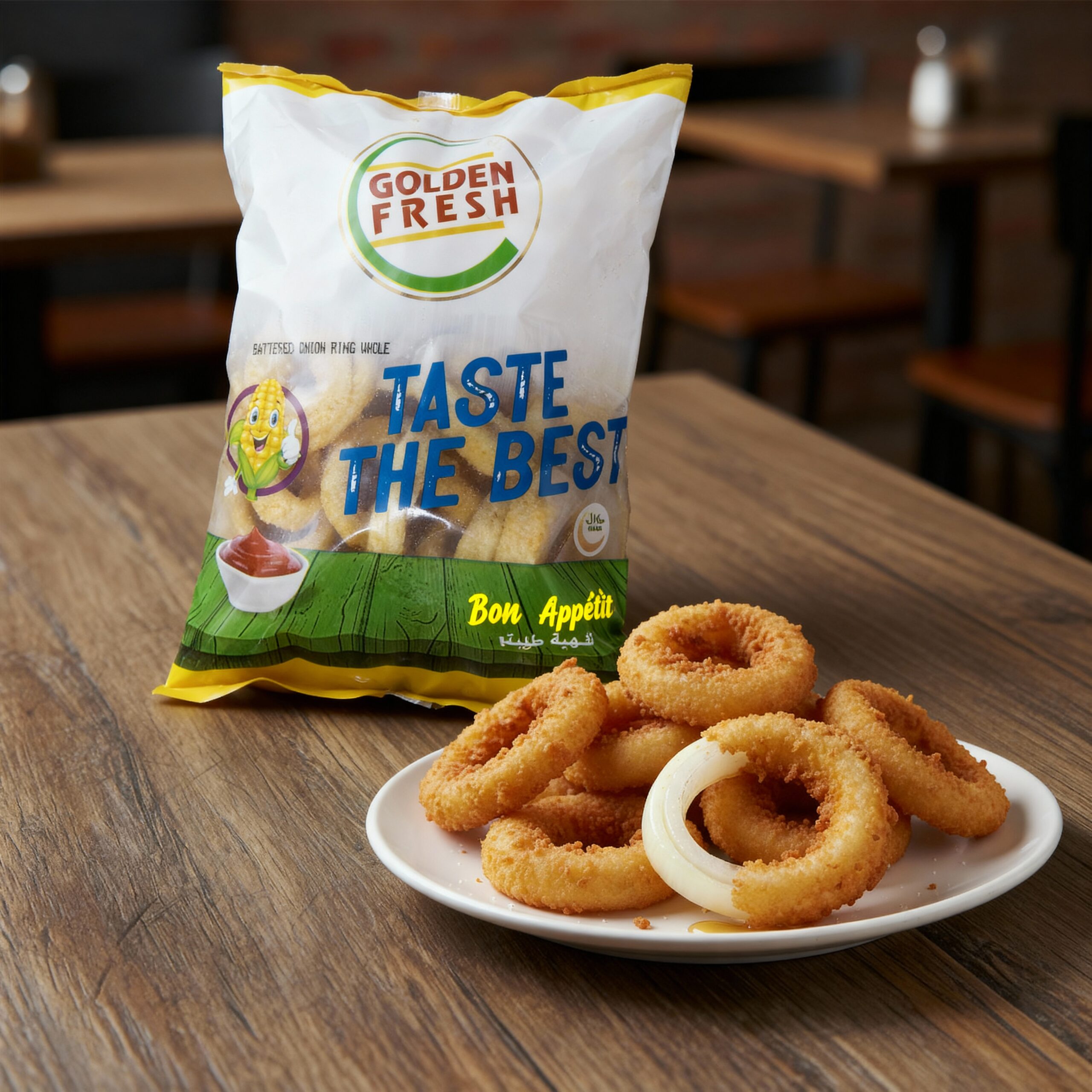 Battered Onion Rings Whole | Golden Fresh