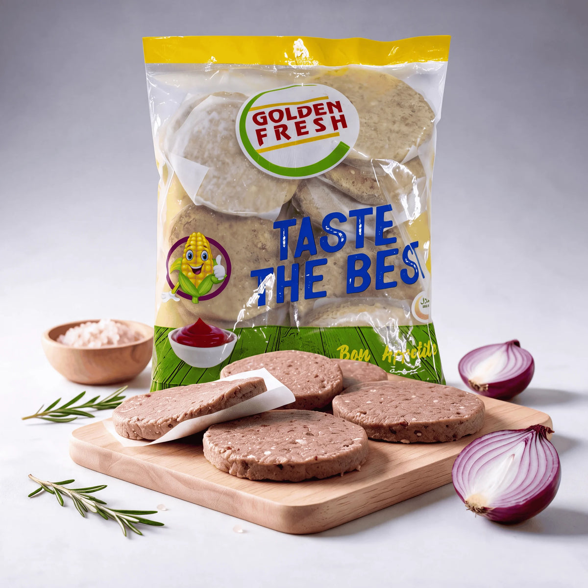 Beef Burger 100 gm size – 1 kg (10 pcs approx)