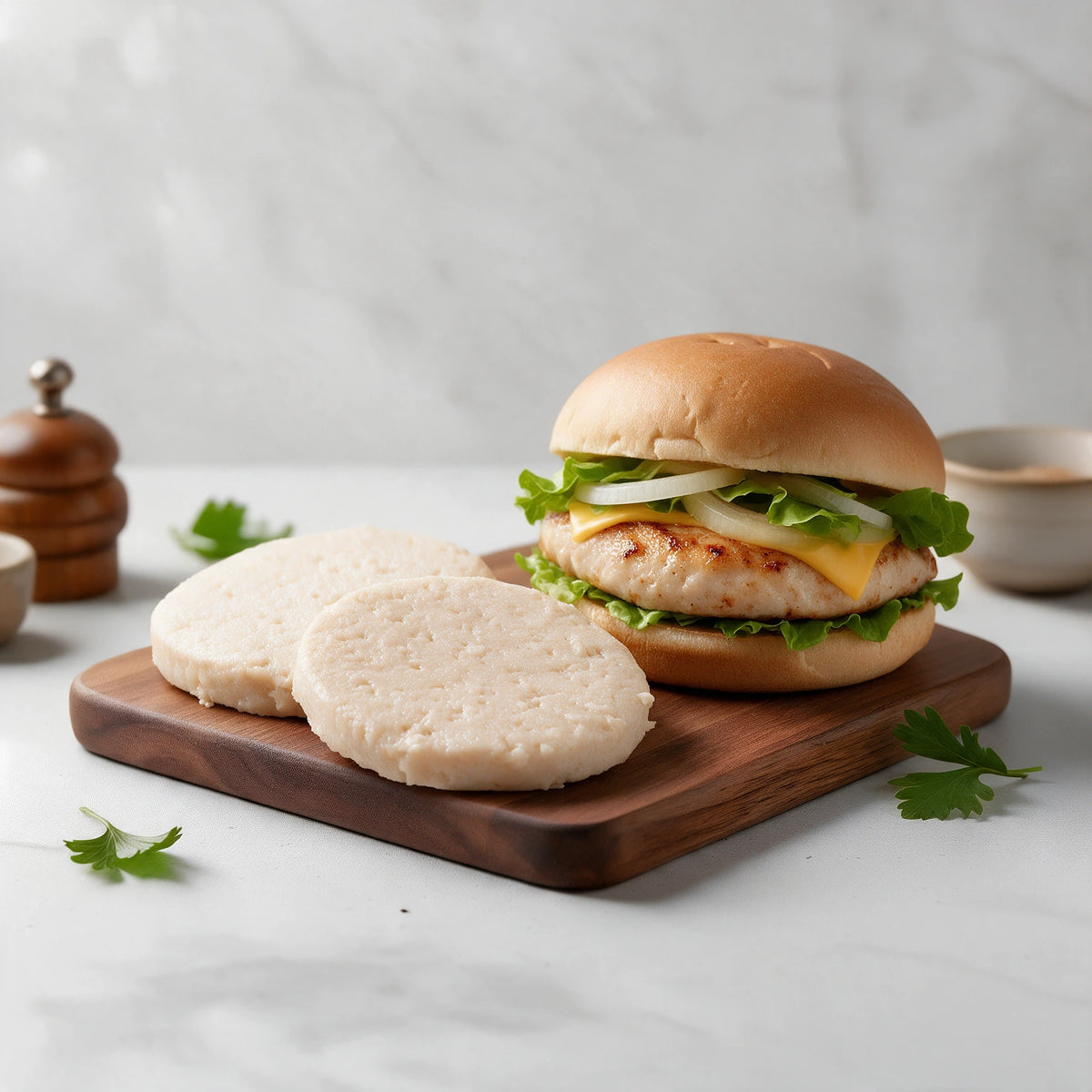 Chicken Burger 100gm (4 pcs)