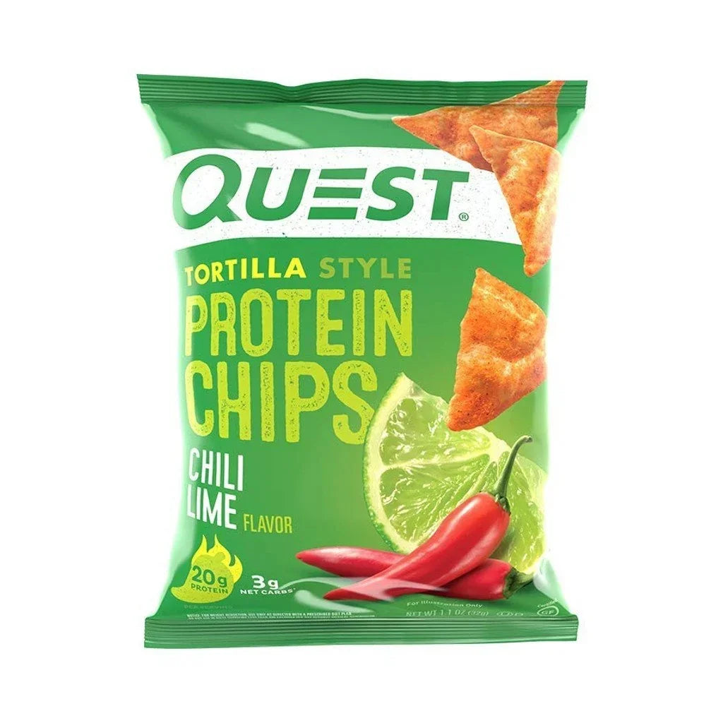 Quest Chili Lime Tortilla Style Protein Chips 32g