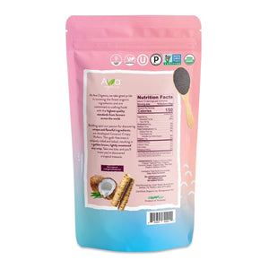 Ava Organics Coconut Crispy Rollers - 400g