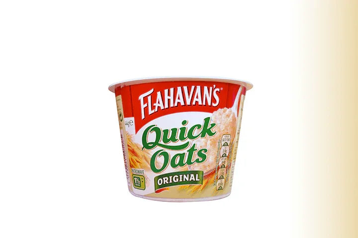 Flahavan’s Quick Oats Original pot, plant-based oatmeal, iPlantBased UAE healthy food